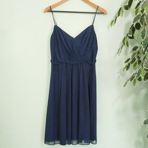 5/$18 David's Bridal Navy Sweetheart Brides Maid Dress